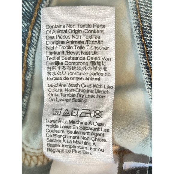 Madewell The Perfect Vintage Jeans Womens Size 26 Denim Blue Frayed Hem 47d - Picture 8 of 10